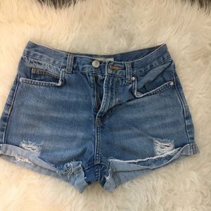 TOPSHOP Denim Shorts